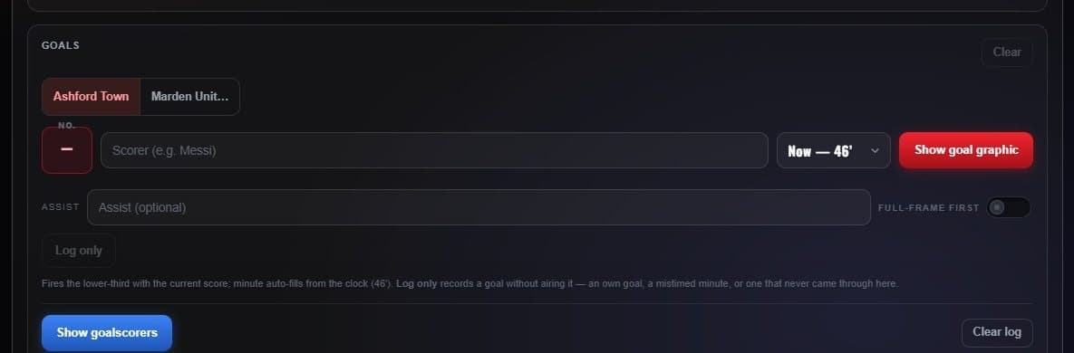 The goal composer